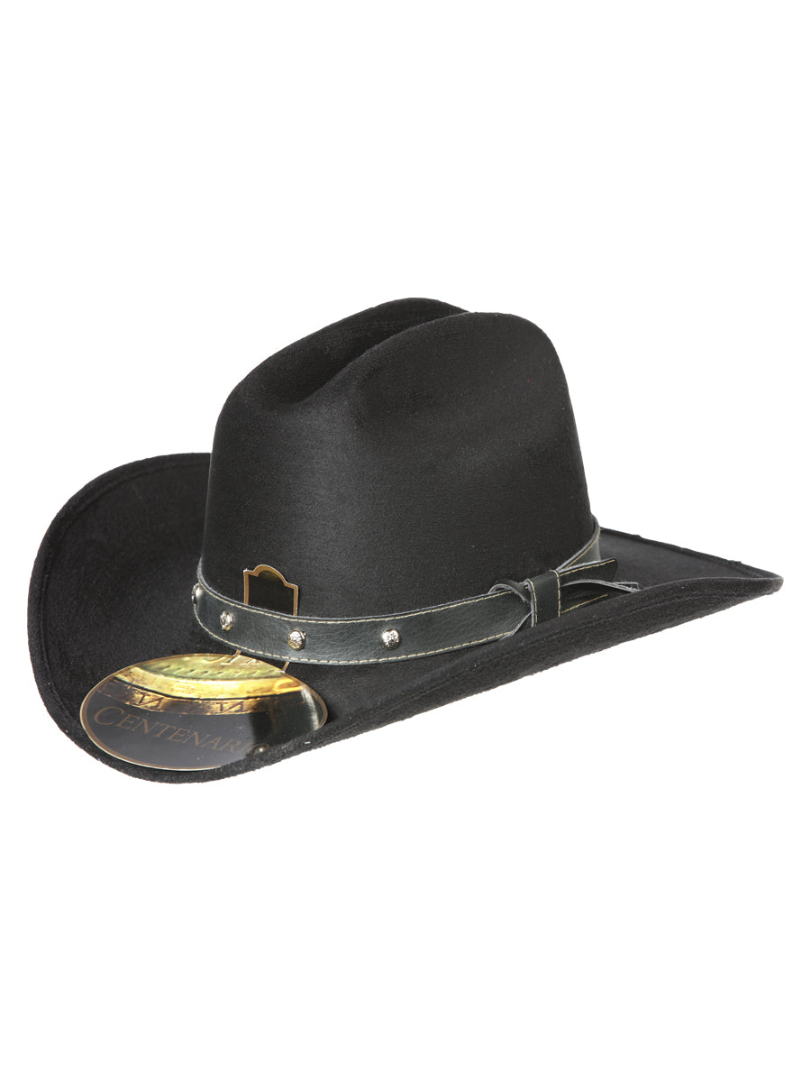 el General Gamuza Vaquero Niños Sombrero Negro 44243