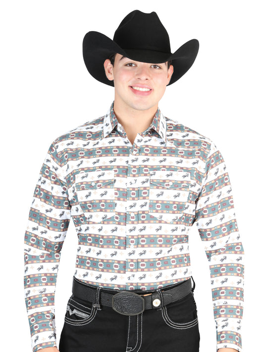 Camisa Vaquera M/ Larga El General 1024-20 65% Poliester 35% Algodon Beige 44322