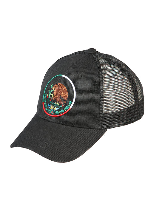 Gorra El General Mexico-escudo Tela Negro/tricolor 44375