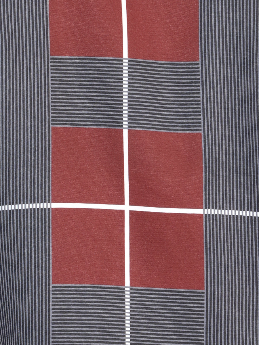 El General Borgoña Casual Long - Sleeve Camisa 44603