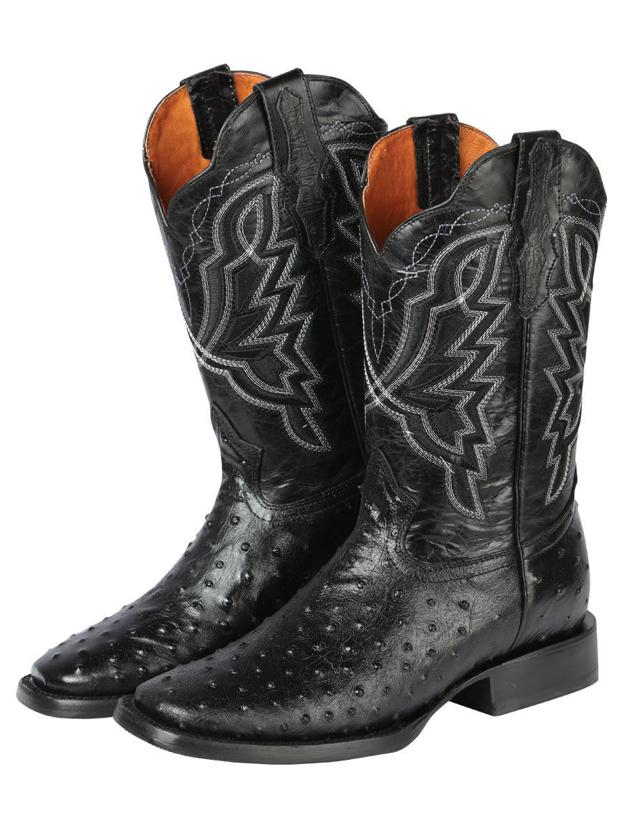 el General Rodeo - Printed Osther Skin Bota - Negro 44673