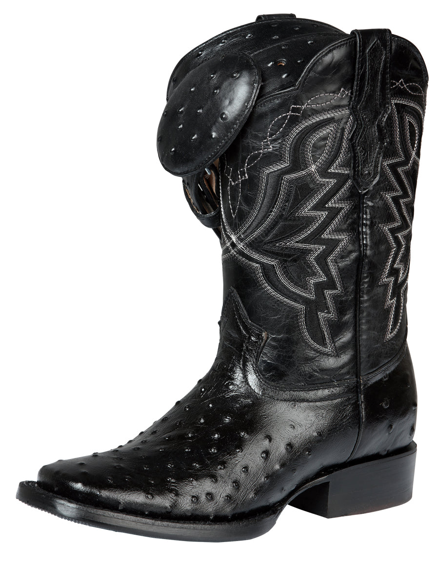 el General Rodeo - Printed Osther Skin Bota - Negro 44673