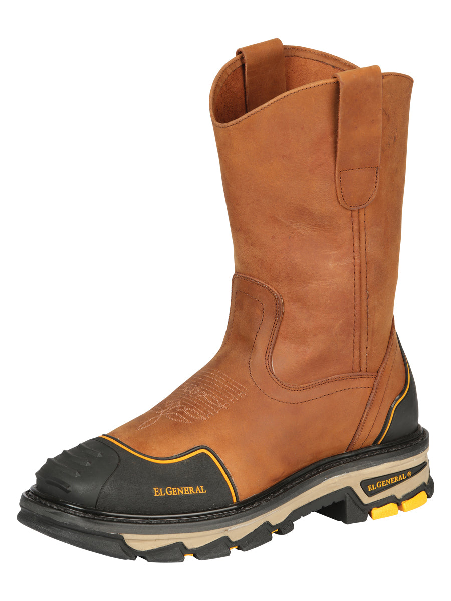 Bota de Trabajo Caballero El General Piel Vacuna - Modelo 44689