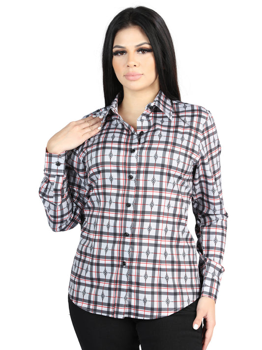 Camisa L/ Manga El Senor De Los Cielos Wh2307-112 97% Poliéster 3% Elastano Negro/Blanco 44720