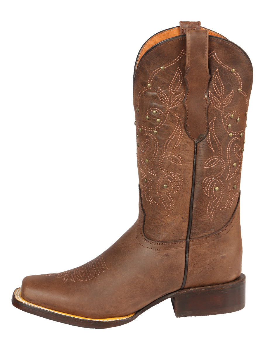 Bota Rodeo Dama El General Alazan Café - Modelo 44853