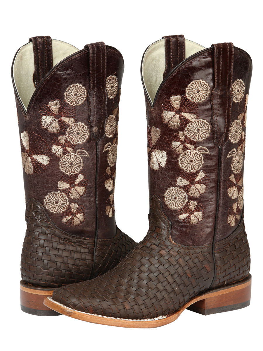 el General Dama Rodeo Botas Petatillo - Café 44855