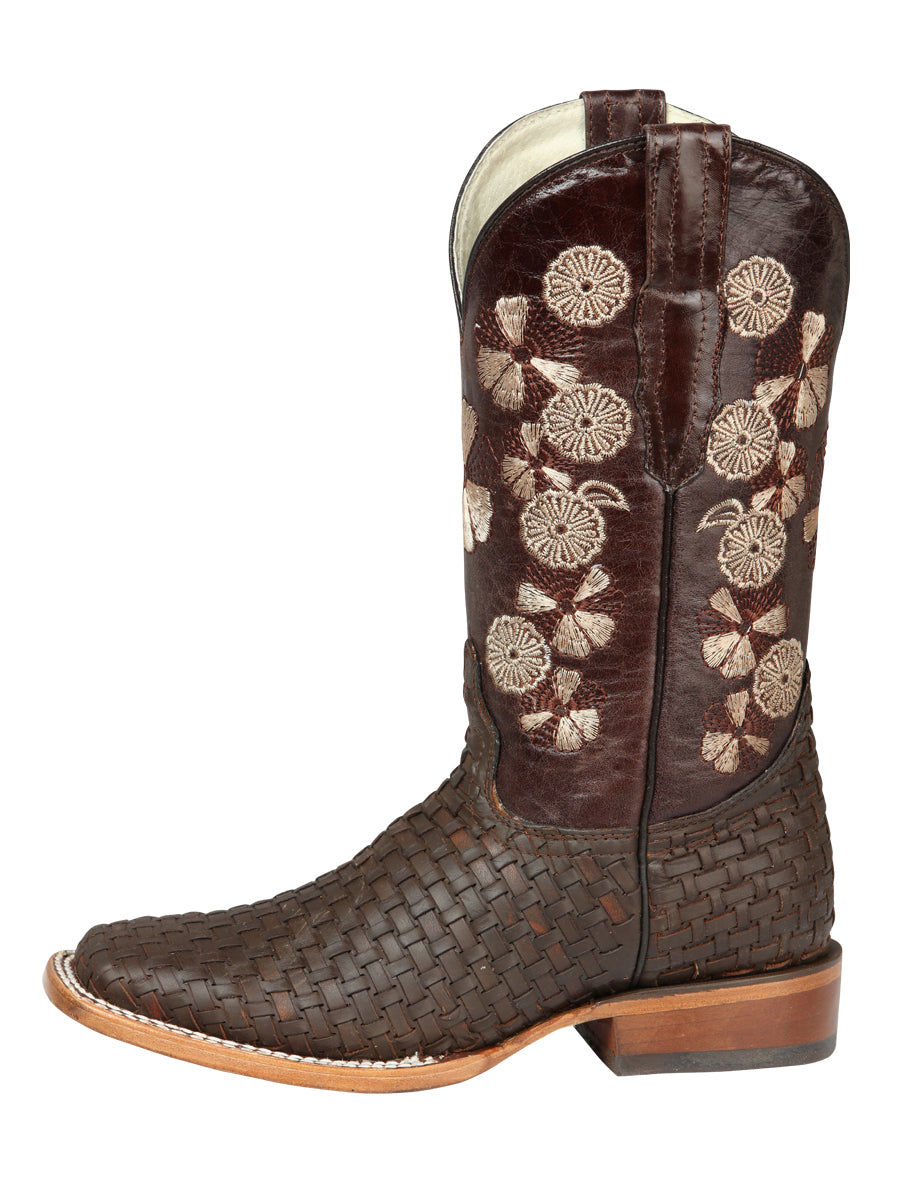 el General Dama Rodeo Botas Petatillo - Café 44855