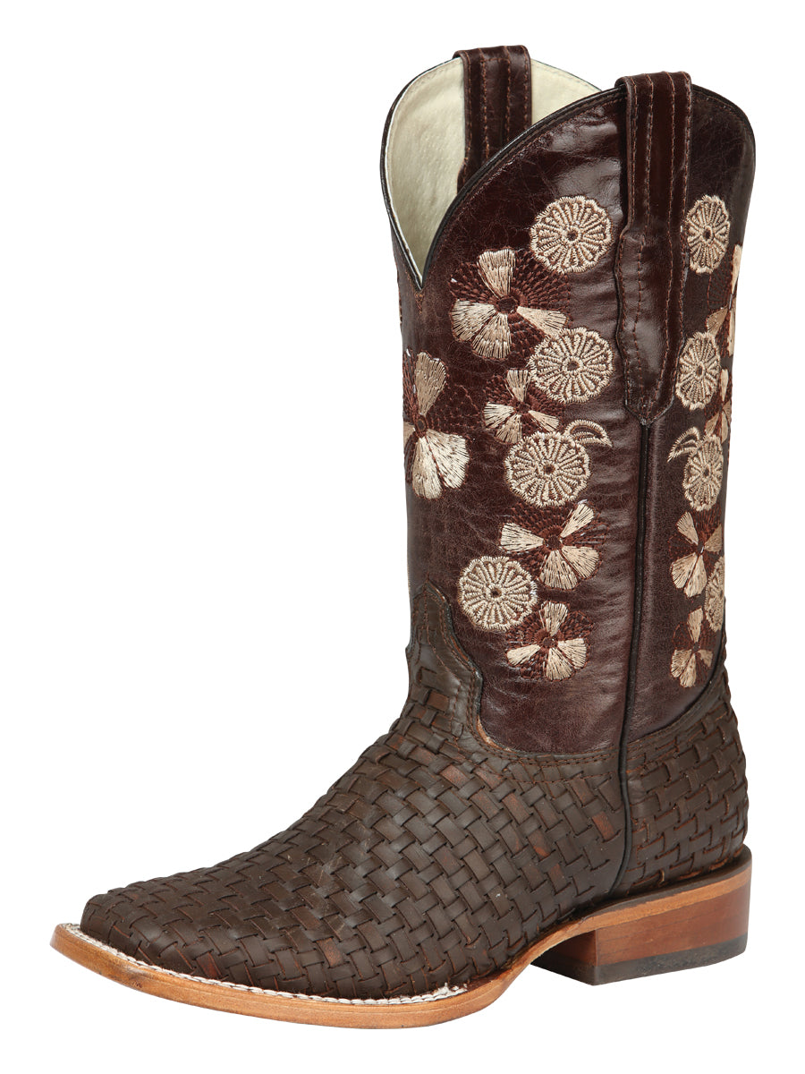 el General Dama Rodeo Botas Petatillo - Café 44855