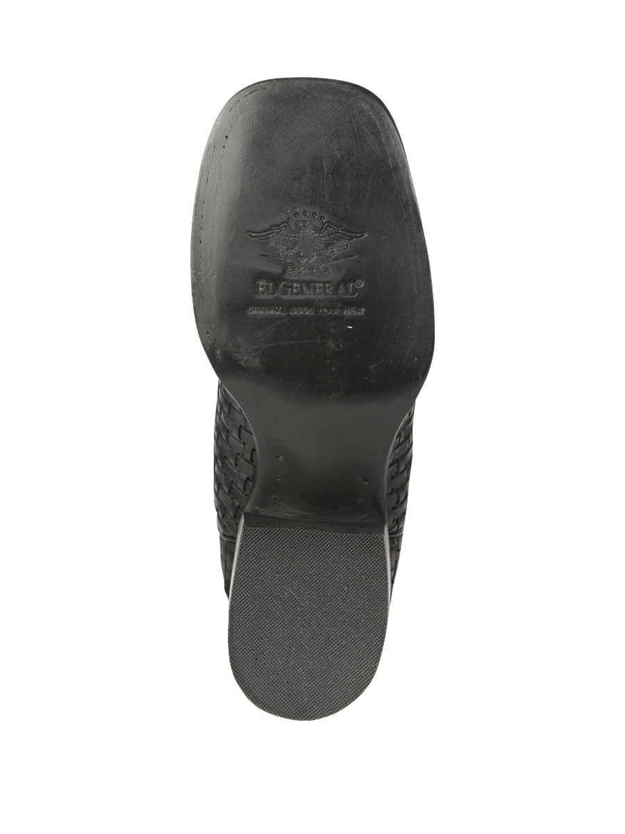 el General Dama Rodeo Botas Petatillo - Negro 44856