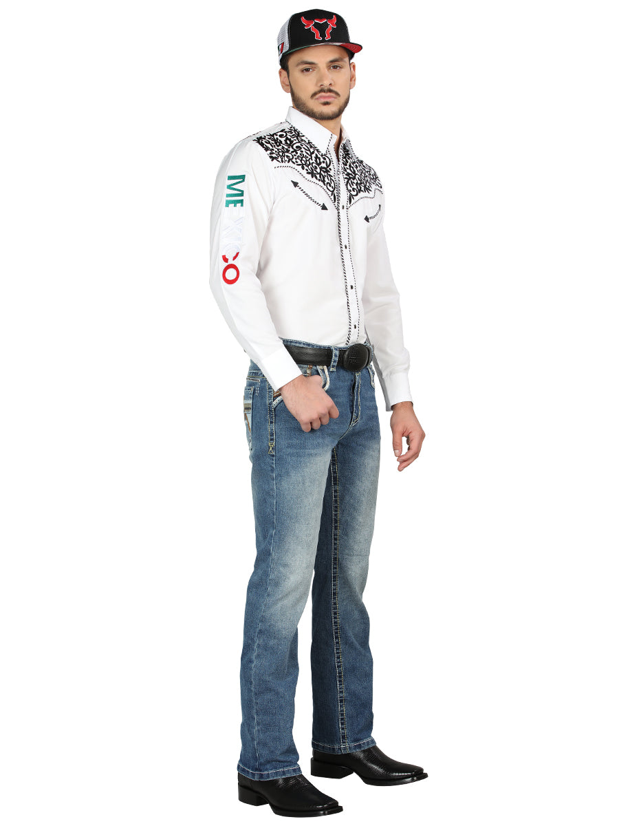 Centenario Bootcut Mezclilla Pantalón de Mezclilla - Mediano Azul 44965