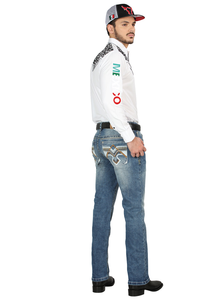 Centenario Bootcut Mezclilla Pantalón de Mezclilla - Mediano Azul 44965