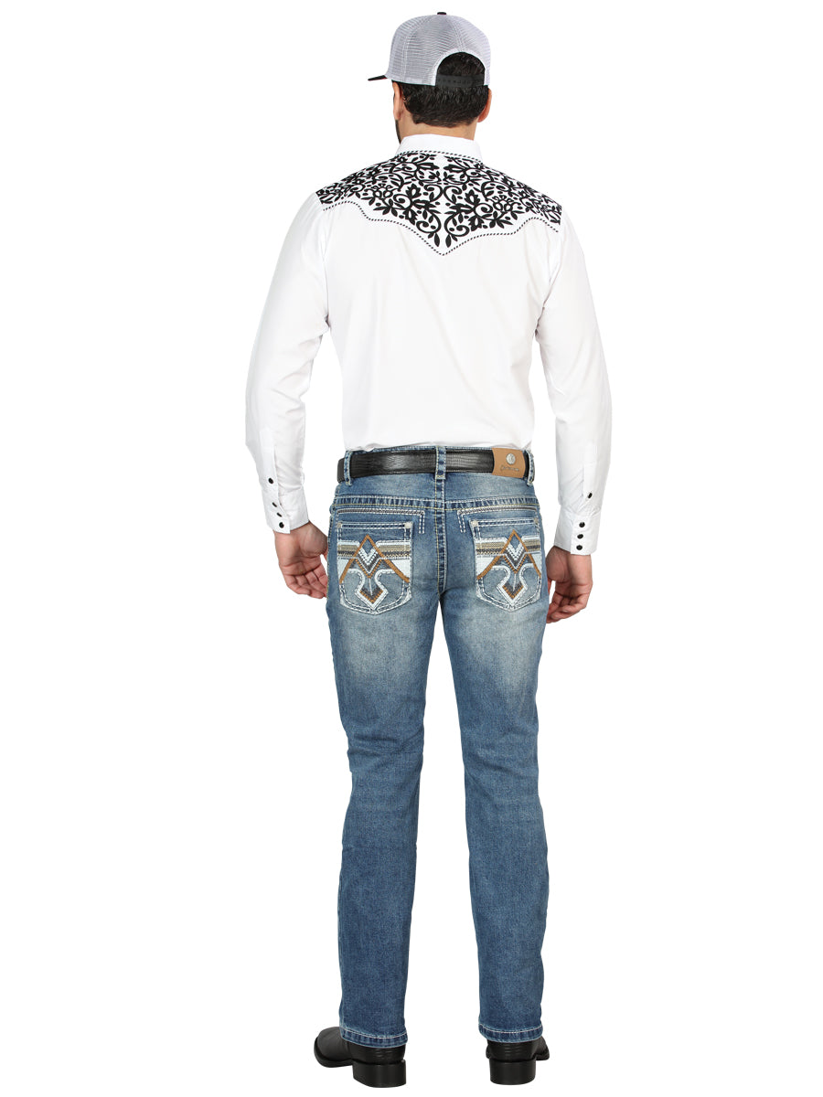 Centenario Bootcut Mezclilla Pantalón de Mezclilla - Mediano Azul 44965