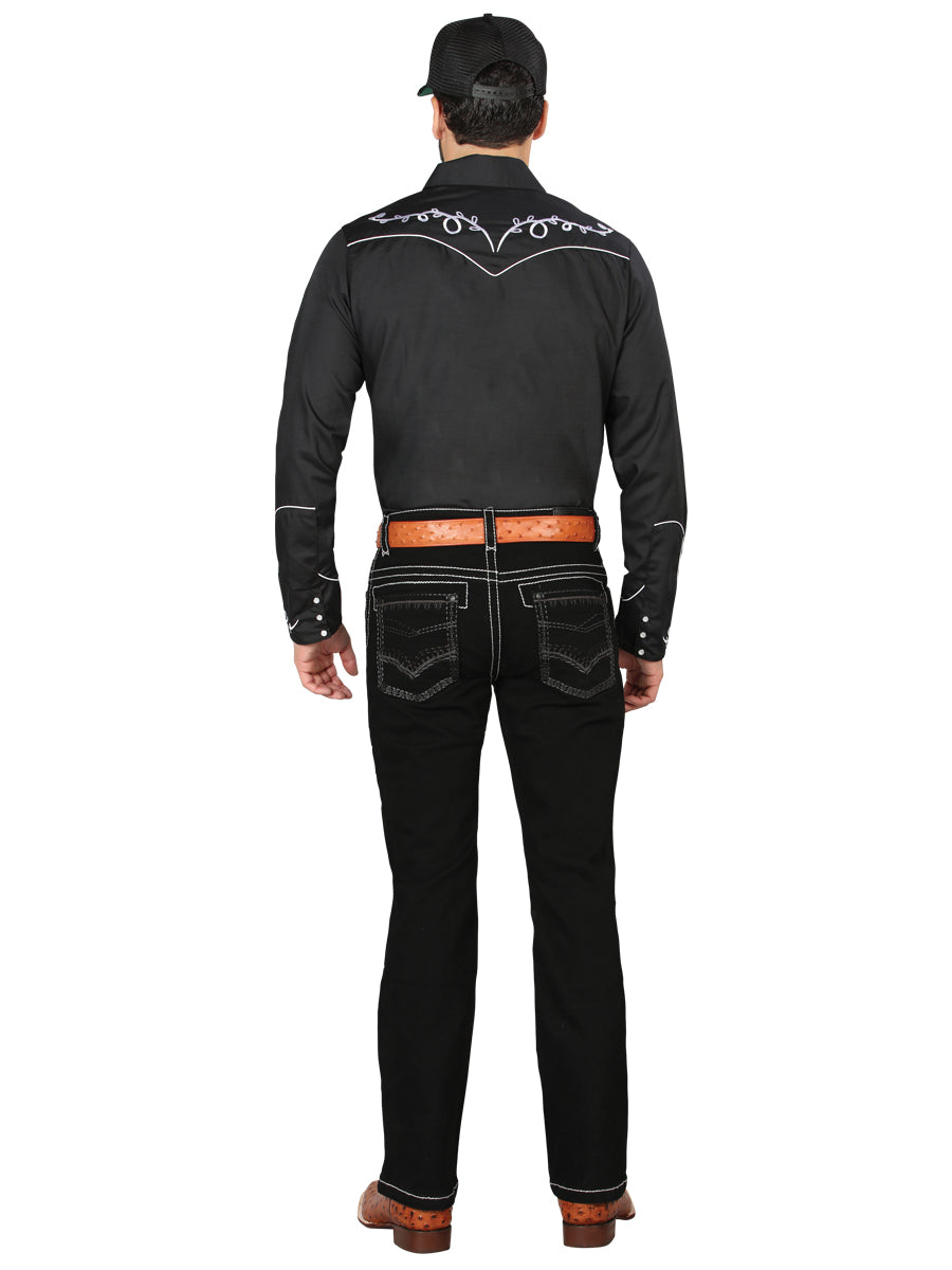 Centenario Bootcut Mezclilla Pantalón de Mezclilla - Negro 44966