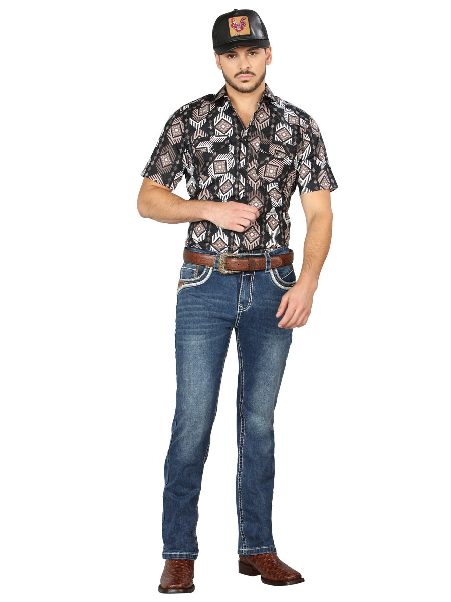 Pantalon Centenario Ec-M003 Mezclilla D.Azul 44970