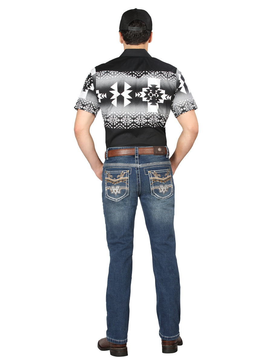 Pantalon Centenario Ec-M017 Mezclilla D.Azul 44973