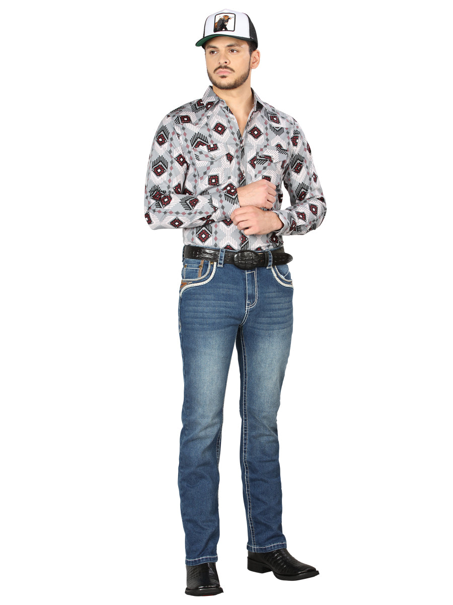 Pantalon Centenario Ec-M019 Mezclilla D.Azul 44974