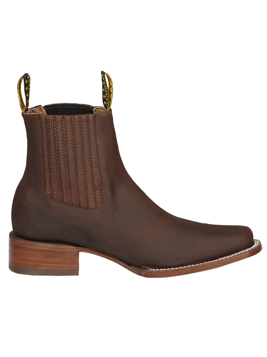 Bota Vaquera Caballero El General Piel Vacuna Miel - Modelo 45004