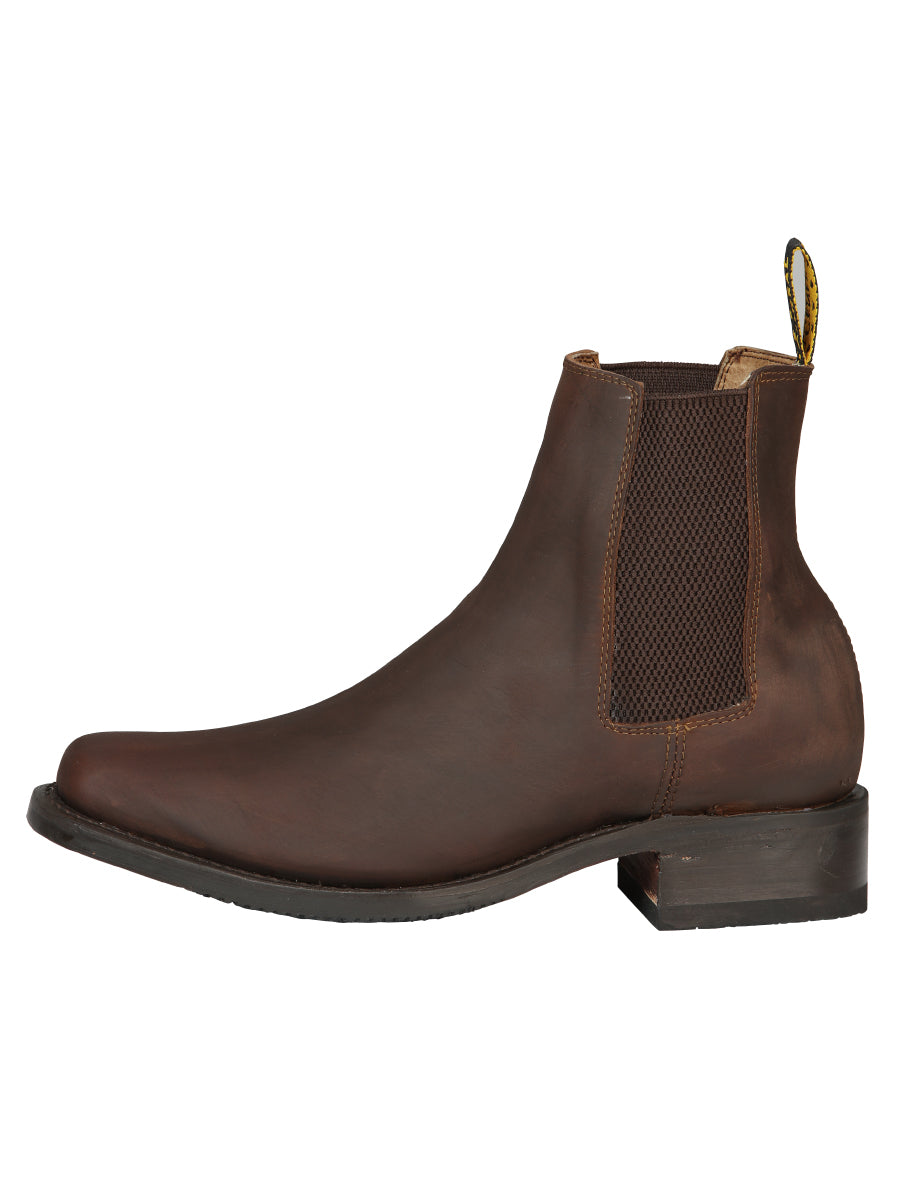 Bota Vaquera Caballero El General Piel Vacuna Miel - Modelo 45005