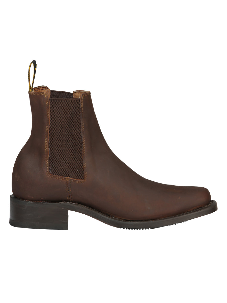 Bota Vaquera Caballero El General Piel Vacuna Miel - Modelo 45005