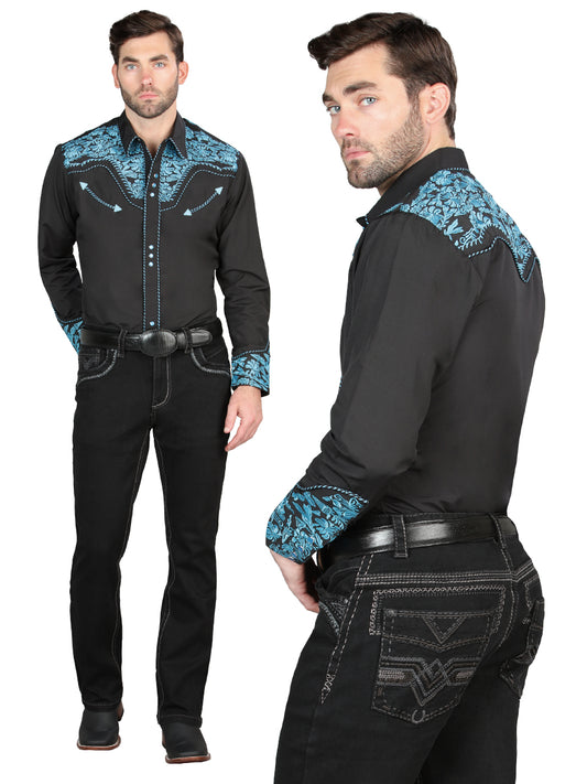 PANTALON  CENTENARIO EC-M024 MEZCLILLA NEGRO 45018