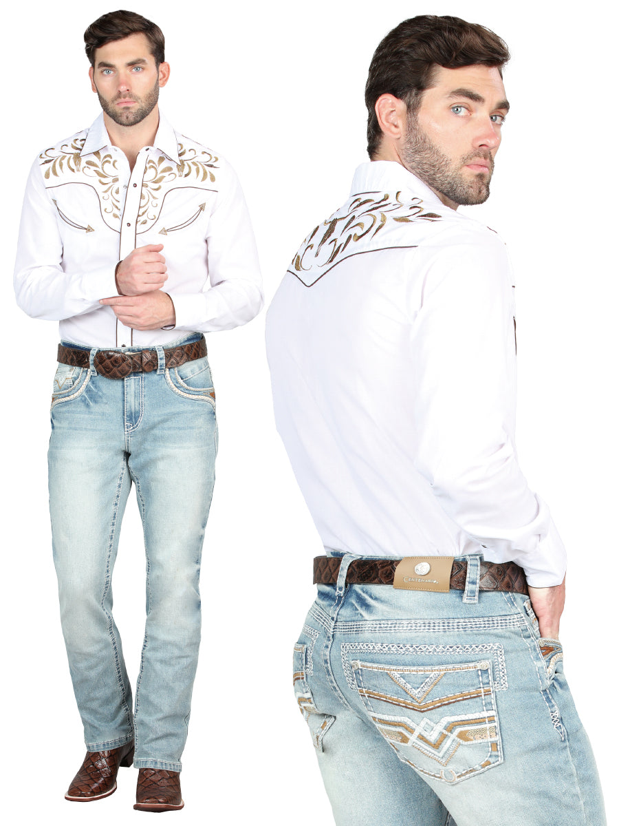 PANTALON  CENTENARIO EC-M024 MEZCLILLA AZUL CLARO 45019