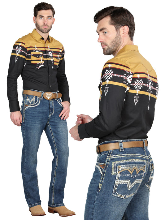 Pantalon Centenario Ec-M005 Mezclilla Azul Obscuro 45023