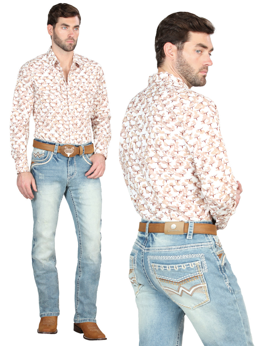 PANTALON  CENTENARIO EC-M001 MEZCLILLA AZUL CLARO 45025