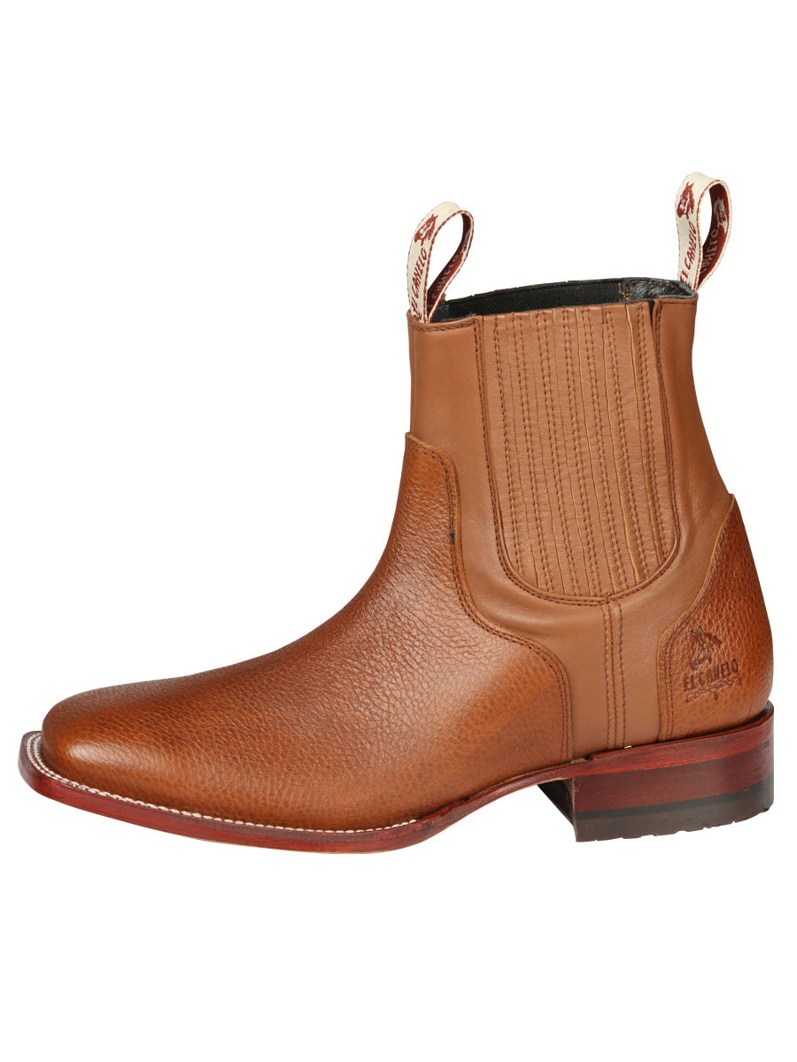 el Canelo Caballero Tobillo Botas - Caisson Beige 45209