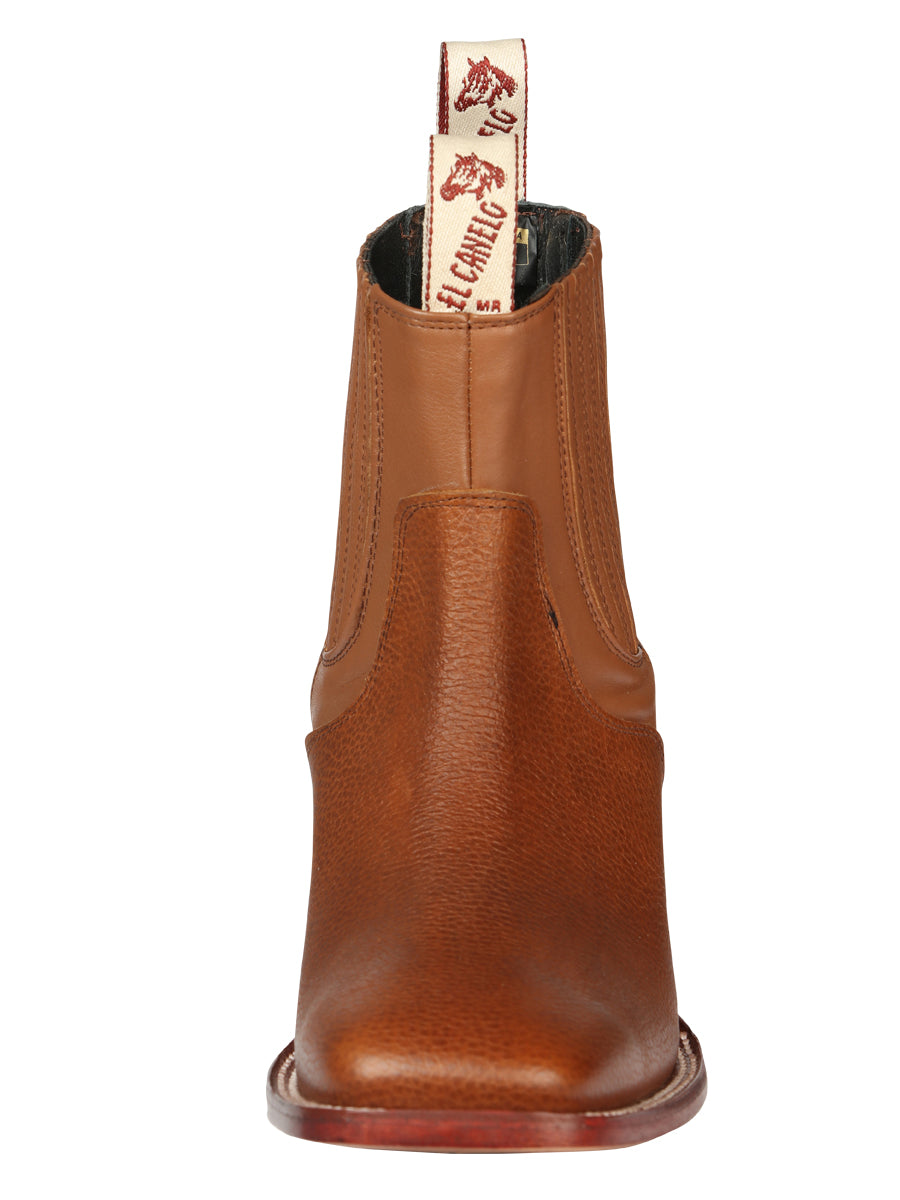 el Canelo Caballero Tobillo Botas - Caisson Beige 45209