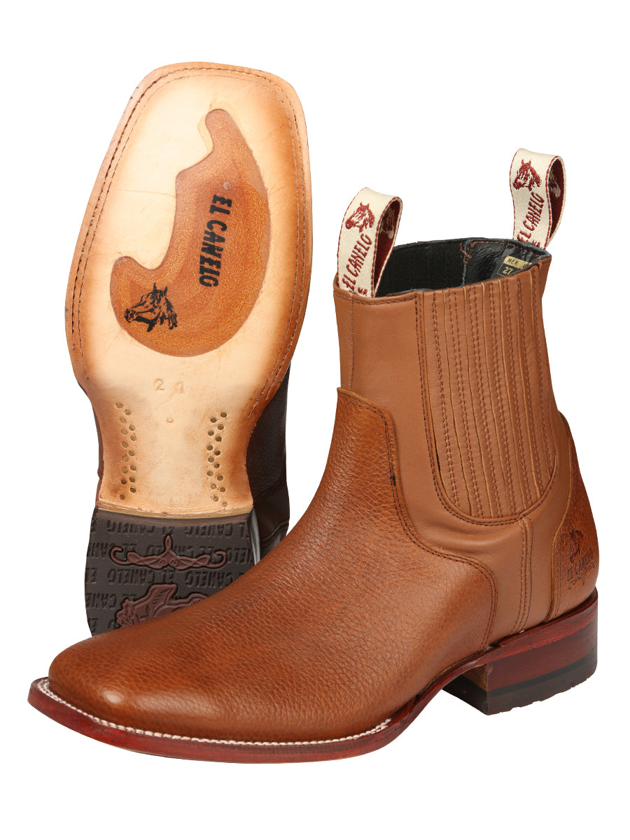 el Canelo Caballero Tobillo Botas - Caisson Beige 45209