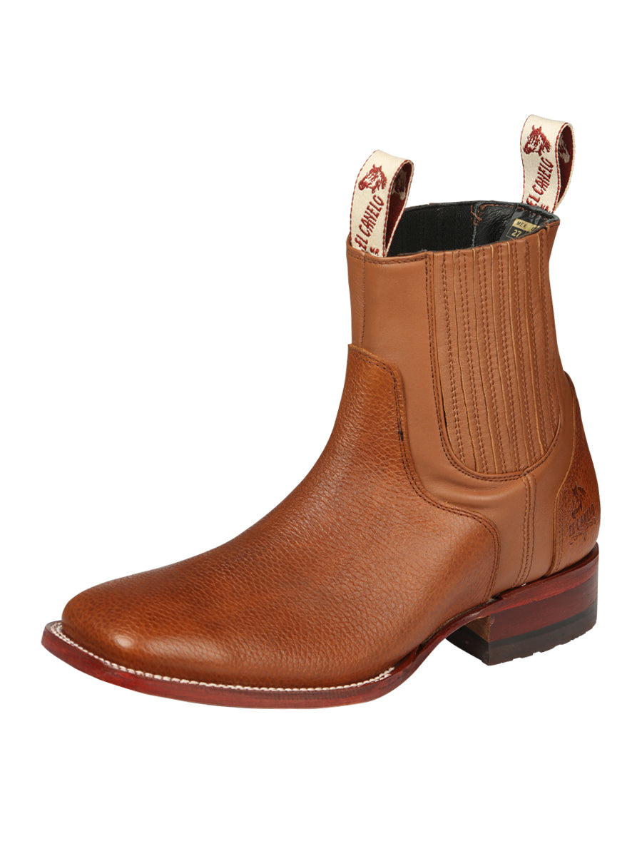 el Canelo Caballero Tobillo Botas - Caisson Beige 45209