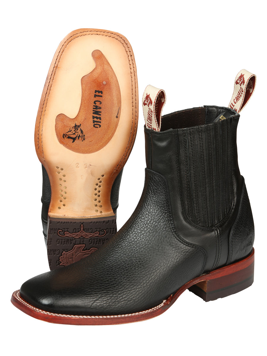 el Canelo Caballero Tobillo Botas - Caisson Negro 45211
