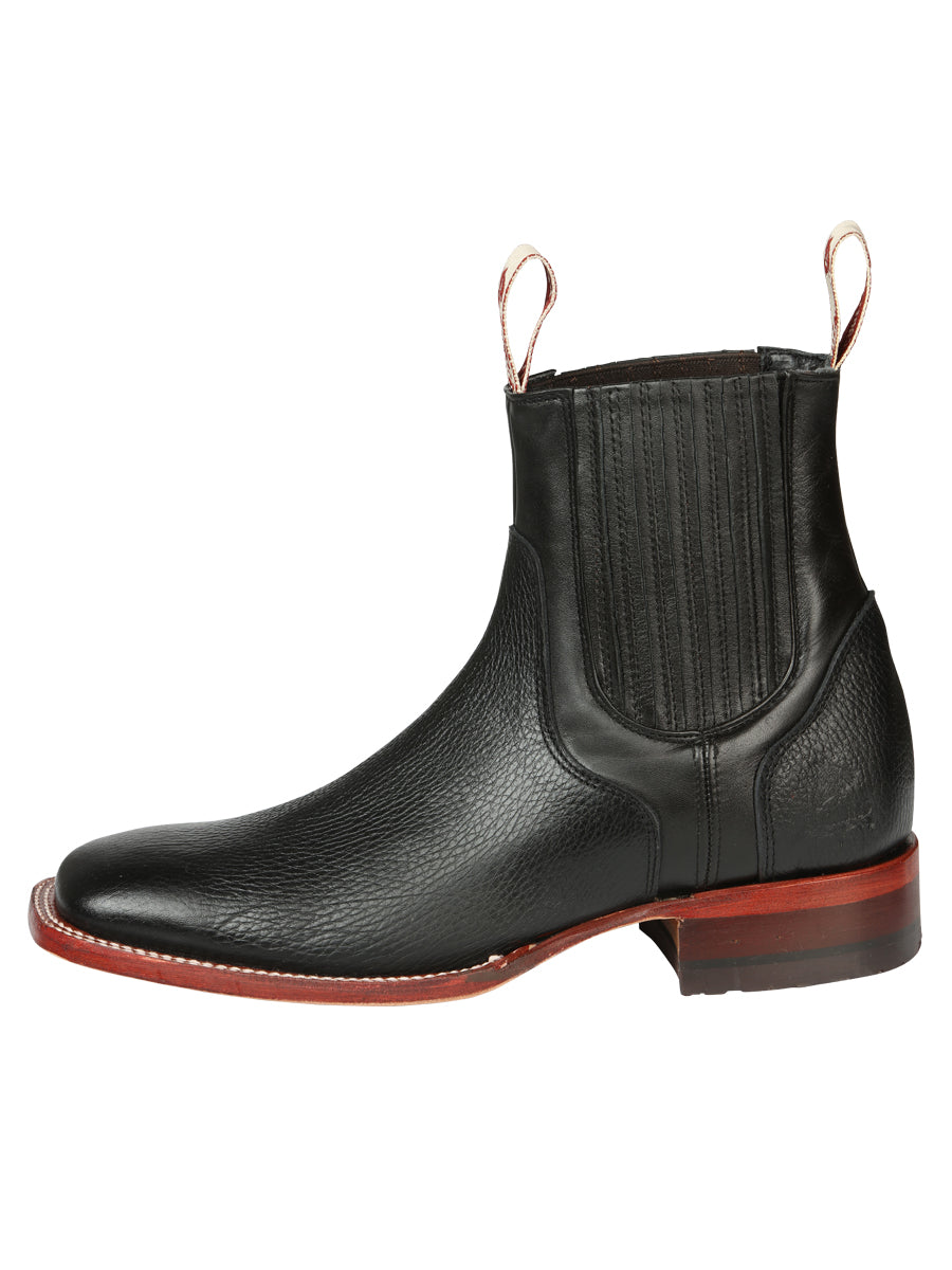 el Canelo Caballero Tobillo Botas - Caisson Negro 45211