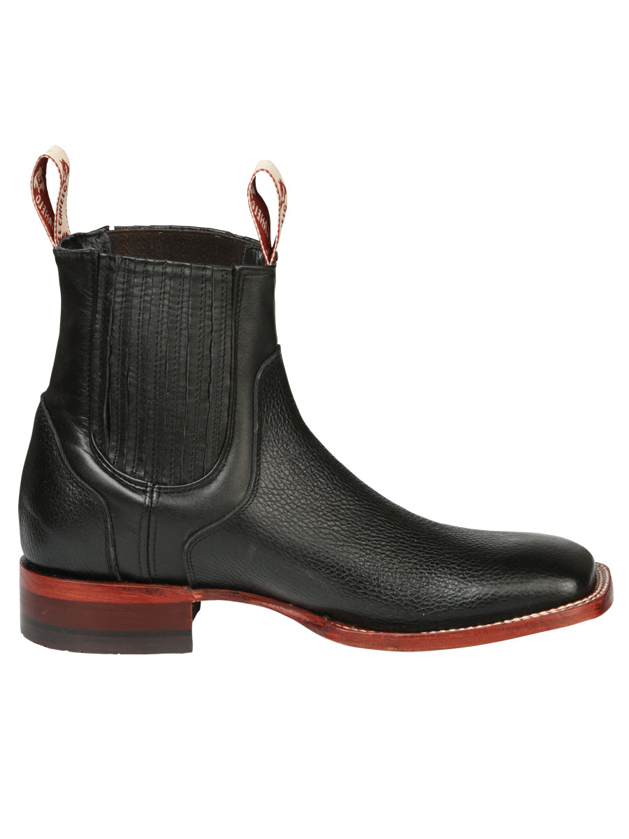el Canelo Caballero Tobillo Botas - Caisson Negro 45211