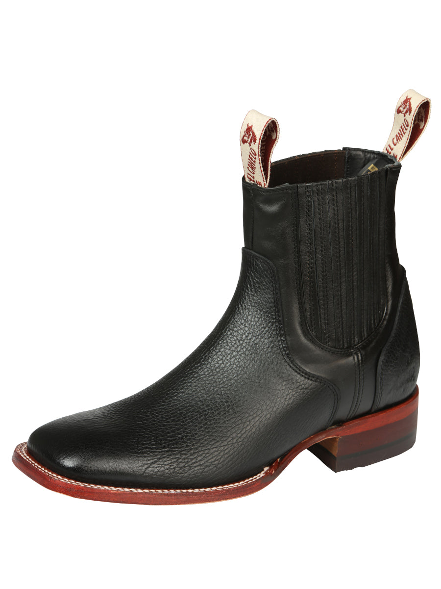 el Canelo Caballero Tobillo Botas - Caisson Negro 45211