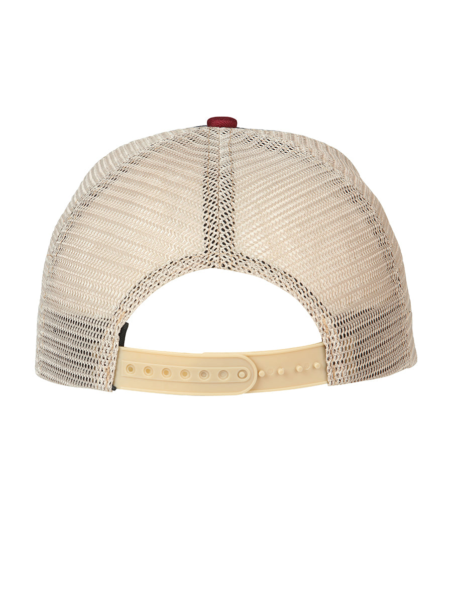 Gorra El General Caballo Tela Negro/rojo/blanco 45251