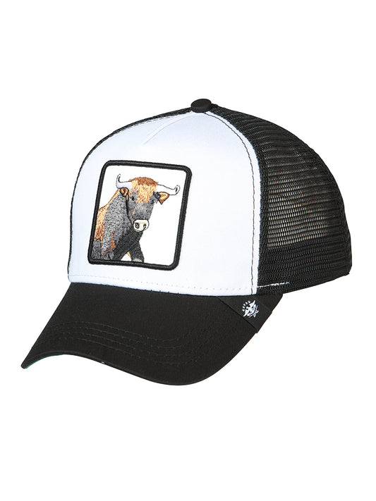 Gorra El General Toro Tela Blanco/negro 45254