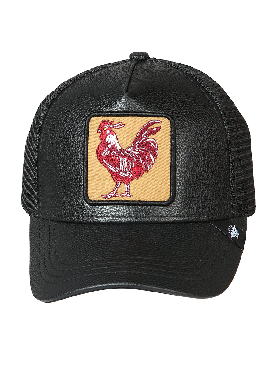 Gorra El General Gallo Tela Negro 45256