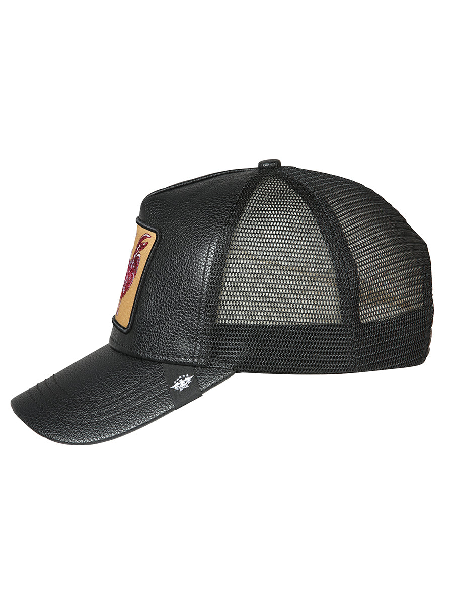 Gorra El General Gallo Tela Negro 45256