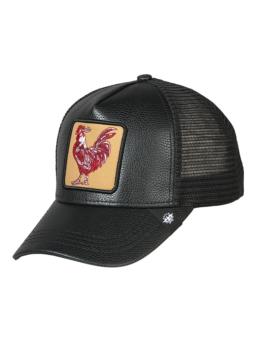 Gorra El General Gallo Tela Negro 45256