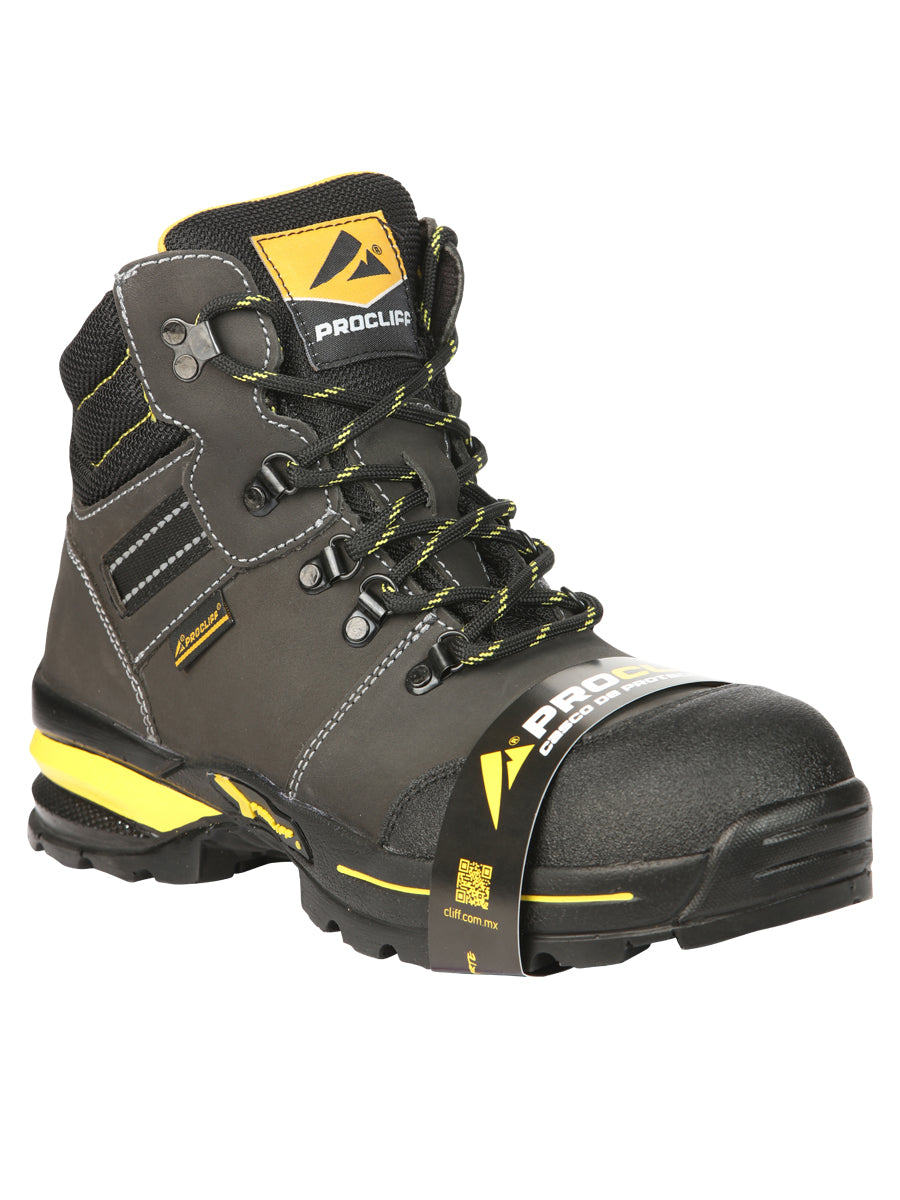 Procliff Safety Trabajo Botas Nobuk Oxford: Lace - Up con Helmet For Worksite Safety 45288