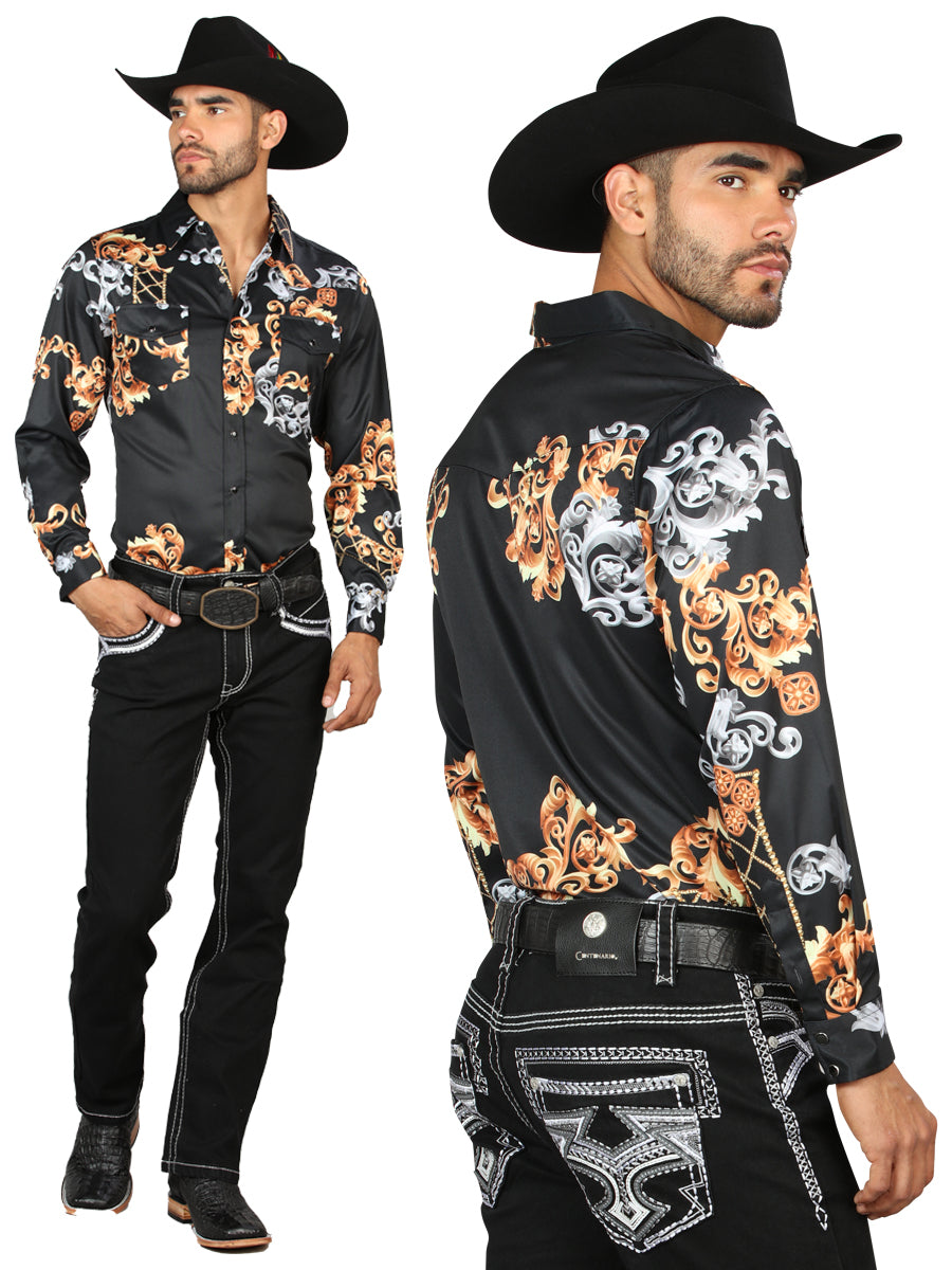 PANTALON  CENTENARIO EC-M065 MEZCLILLA NEGRO 45310