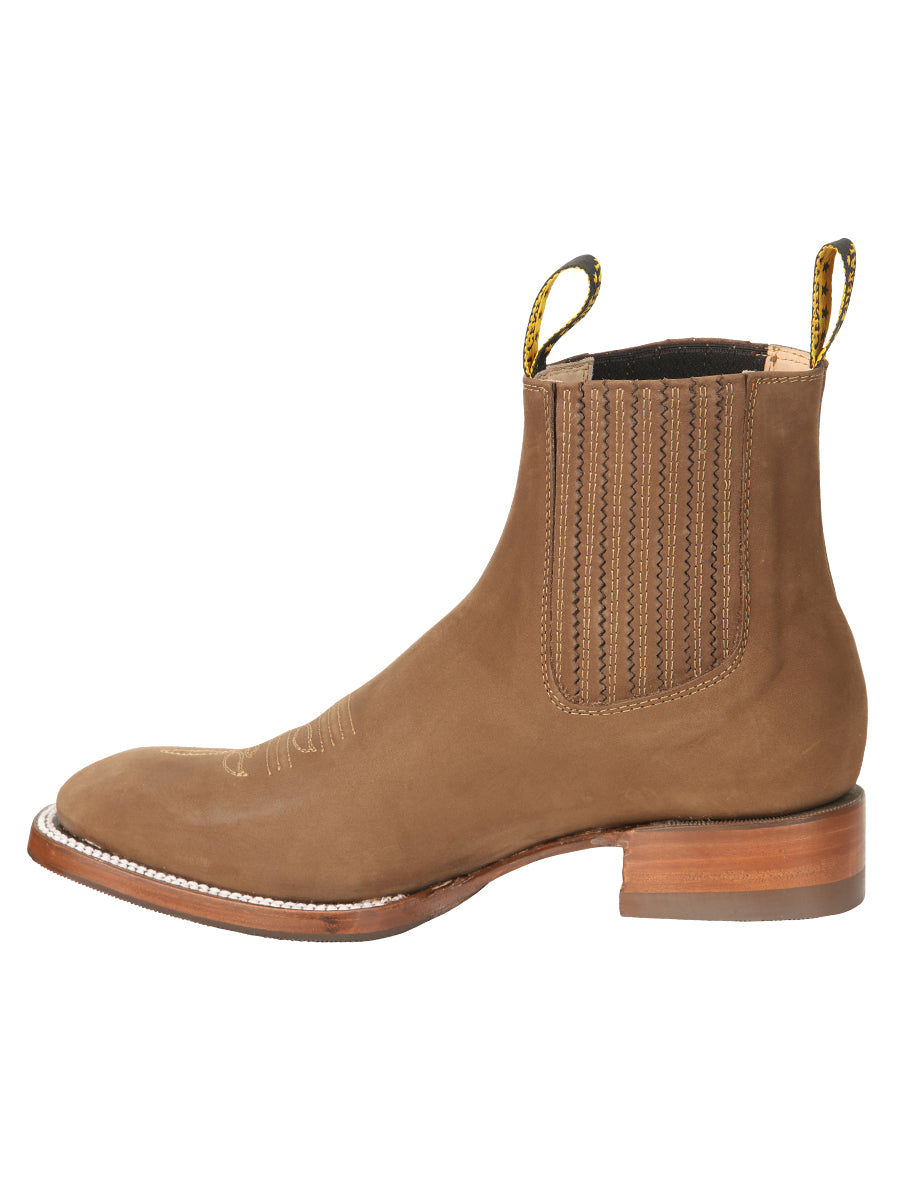 el General Caballero Tobillo Botas - Nobuk Café 45338
