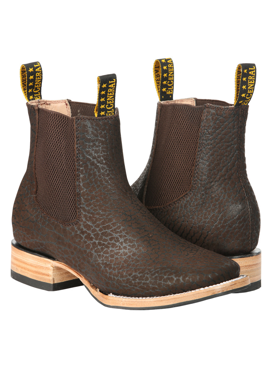 Bota Vaquera Caballero El General Piel Vacuna - Modelo 45341