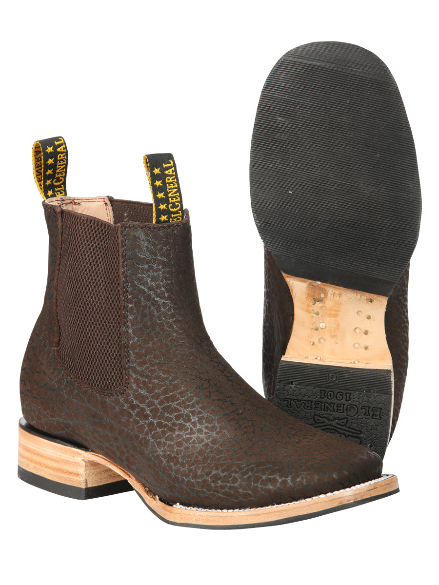 Bota Vaquera Caballero El General Piel Vacuna - Modelo 45341