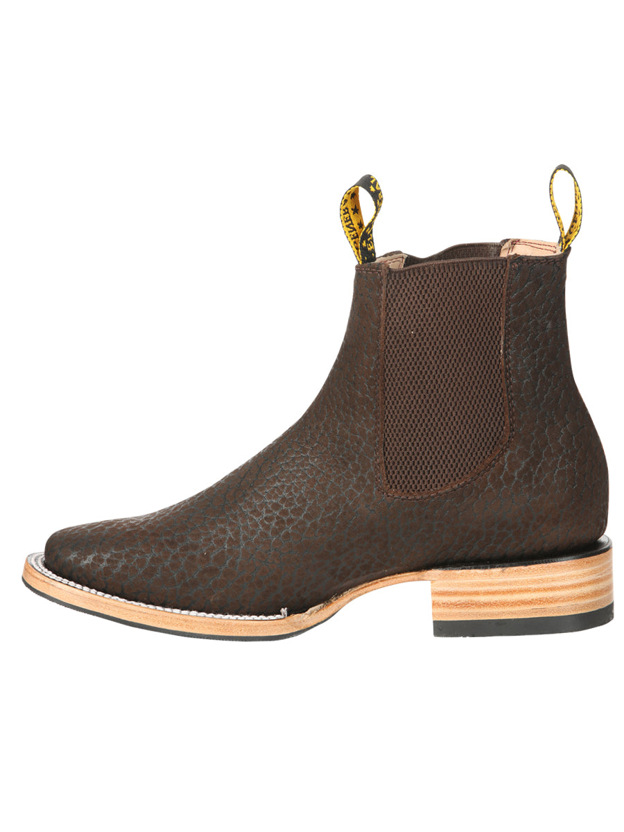 Bota Vaquera Caballero El General Piel Vacuna - Modelo 45341