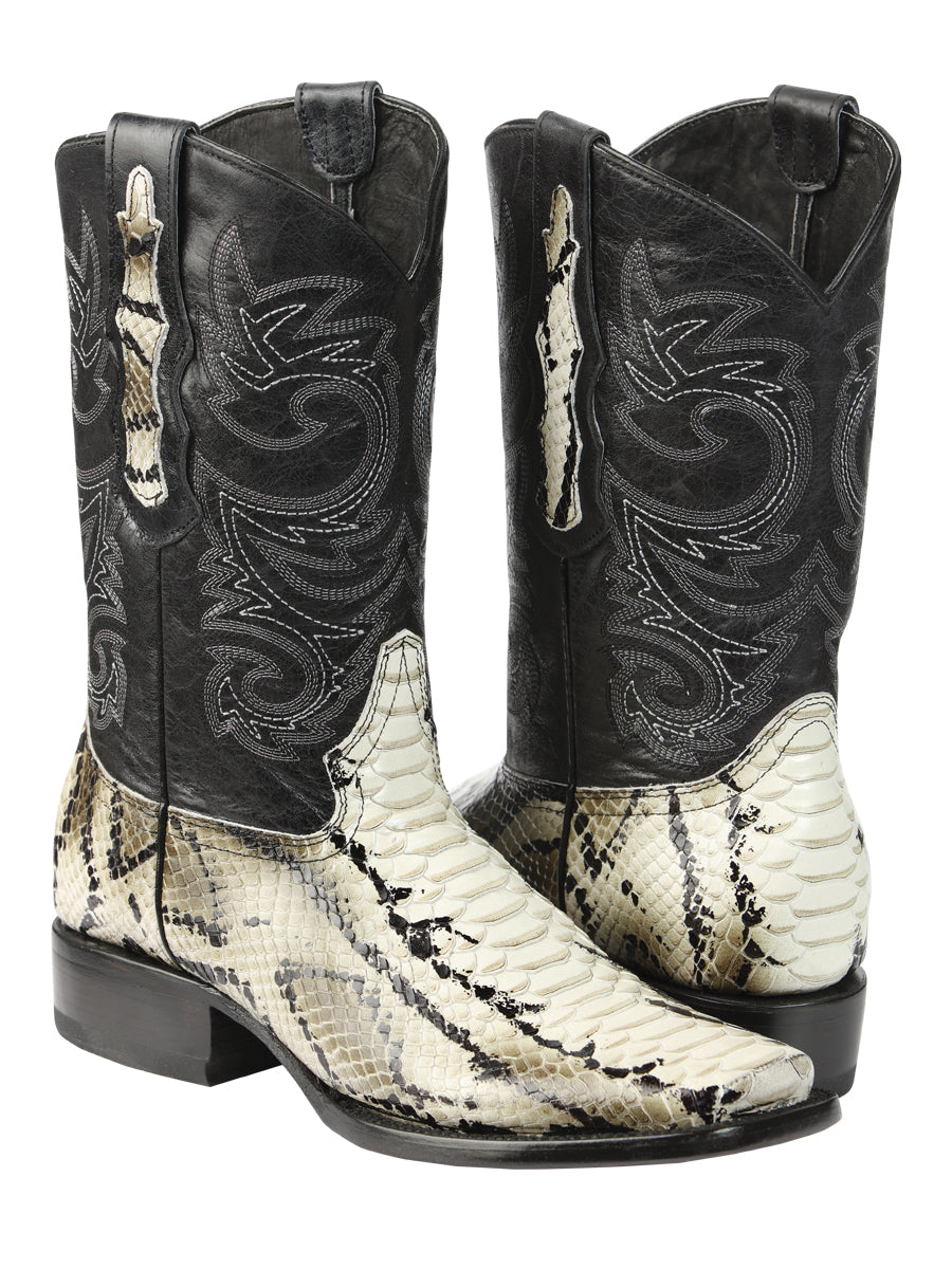 Bota Vaquera Caballero El General Piel Exótica Pitón - Modelo 45399