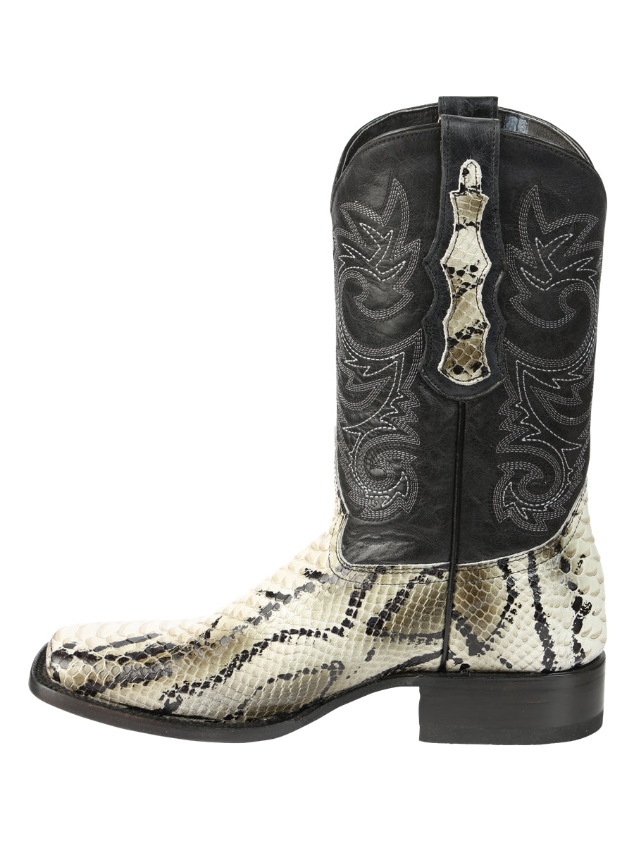 Bota Vaquera Caballero El General Piel Exótica Pitón - Modelo 45399