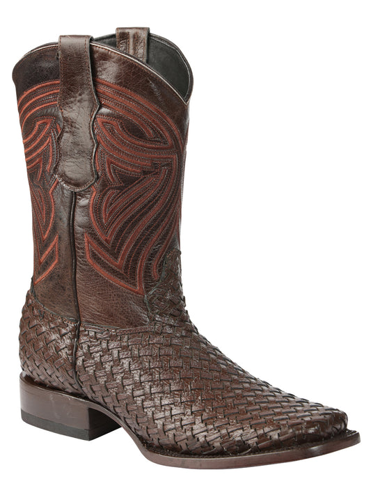 BOTA RODEO  EL GENERAL T-T-R01-02-B PIEL PETATILLO CAFE 45401