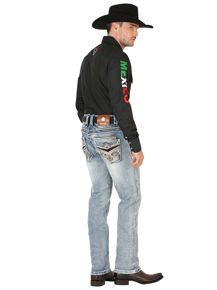 Pantalon Centenario Ecg-M61 Mezclilla Azul Oscuro 45532